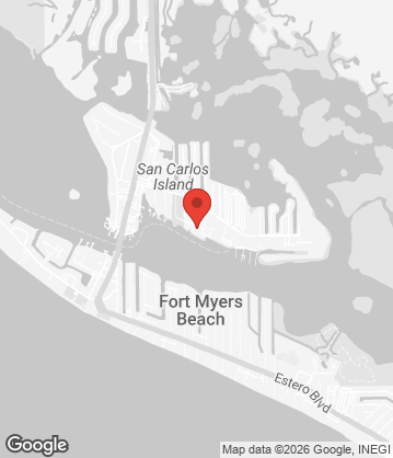 Map of Erickson & Jensen Seafood - 1100 Shrimp Boat Ln, Fort Myers Beach, FL, 33931, US